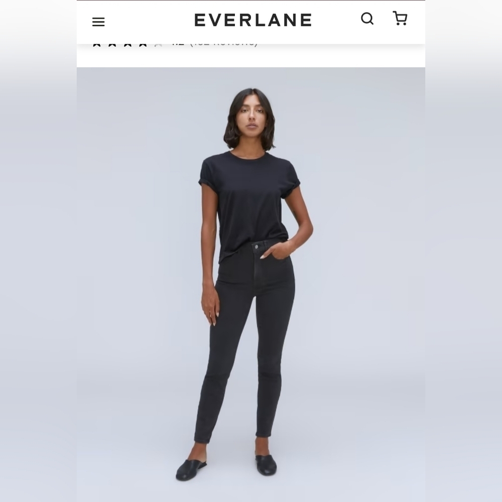 Everlane The Way High Skinny blue jeans women's sz 26 regular new denim casual - Picture 1 of 8